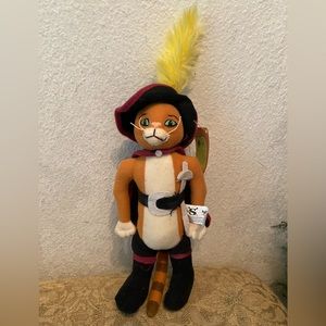 Nanco Shrek 2 2004 Puss In Boots Plush Animals Stuff Toys